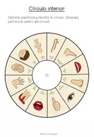 Vista previa - Hojas de trabajo - EL CUERPO - Rueda de Vocabulario - página 3
