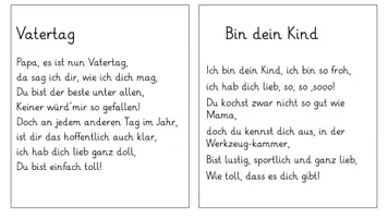 Vorschau - Stundenentwürfe - Gedichte für den Vatertag mit Schmuckblättern - Seite 3