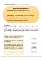 Vorschau - Arbeitsblätter - Versuchsbeschreibung - Aufbau & Übung - Seite 1