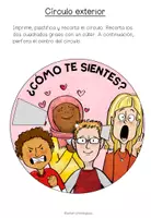 Vista previa - Hojas de trabajo - LOS SENTIMIENTOS - Rueda de Vocabulario - página 2