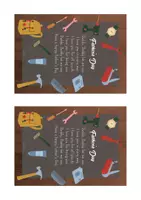 Vorschau - Poster - Englisches Gedicht zum Vatertag - father's day poem - Seite 1