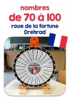 Vorschau - Spiele - nombres de 70 à 100 - roue de la fortune - Drehrad - Zahlen Französisch - Deckblatt