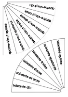 Vorschau - Spiele - nombres de 70 à 100 - roue de la fortune - Drehrad - Zahlen Französisch - Seite 1