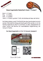 Vorschau - Arbeitsblätter - Basketball - Bewertungstabelle Wurf - Deckblatt