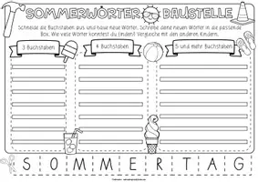 Vorschau - Arbeitsblätter - Wachsendes Sparpaket Wörter-Baustelle - Seite 2