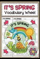 Vista previa - Hojas de trabajo - IT'S SPRING - Vocabulary Wheel - Portada