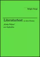 Vorschau - Arbeitsblätter - Literaturtest zu "König Ödipus" von Sophokles - Deckblatt