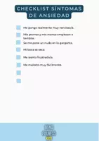 Vista previa - Hojas de trabajo - Checklist de Ansiedad en Niños | Herramienta de Detección Temprana (Educación Emocional) - página 2