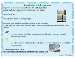 Aperçu - Jeux - Jeu de lecture - Les « ent » au fond de l’océan - Page 2