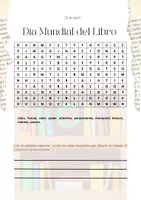 Vista previa - Hojas de trabajo - Libro / Efeméride / Sopa de Letra - página 2