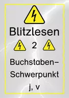 Vorschau - Arbeitsblätter - Blitzlesen 2 Buchstabenschwerpunkt j und v - Deckblatt