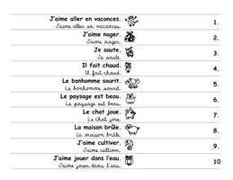 Aperçu - Feuilles d'exercices - Evolution des phrases - Bâtonnet d'idée - Page de couverture