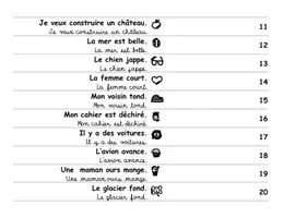 Aperçu - Feuilles d'exercices - Evolution des phrases - Bâtonnet d'idée - Page 1