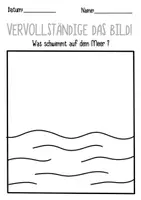 Vorschau - Mal- und Bastelvorlagen - Weitermalbilder für den Sommer ☀️ - Seite 3