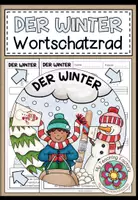 Vista previa - Manualidades / Dibujos para colorear - DER WINTER - Wortschatzrad - Portada
