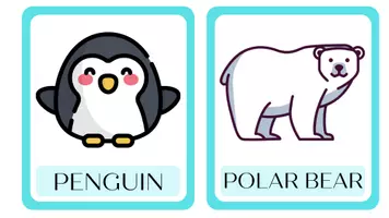 Vista previa - Tarjetas / Manipulativos - ANIMALS: FLASHCARDS - página 2