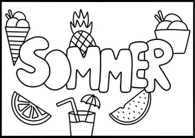 Vorschau - Mal- und Bastelvorlagen - Pop Art “Sommerschrift” zum Weiter und Ausmalen ☀️ Kunst im Sommer - Seite 3