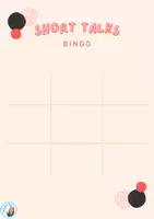 Vista previa - Juegos / Gamificación - Short talks bingo - Portada