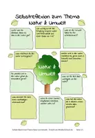 Vorschau - Arbeitsblätter - Natur & Umwelt: Selbstreflexion (Klimamaterial) - Seite 1