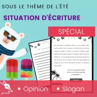 Aperçu - Feuilles d'exercices - Situation Écriture Texte Opinion - Page de couverture