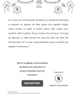 Aperçu - Feuilles d'exercices - Situation Écriture Monstres Description Récit - Page 3