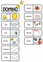 Vorschau - Spiele - Domino: Weather (2. Klasse, Playway) - Seite 1