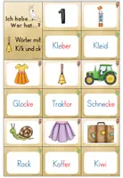 Vorschau - Spiele - Ich habe... Wer hat...? Lesespiel Wörter mit K/k und ck - Seite 2