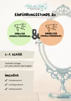 Vorschau - Stundenentwürfe - Direkte und indirekte Charakterisierung - Deckblatt