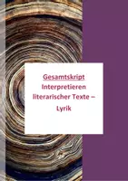 Vorschau - Arbeitsblätter - Gesamtskript "Gedichtinterpretation" - Deckblatt