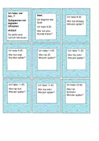 Vorschau - Spiele - Zeitspannen - Gruppenlesespiel (mit digitalen Uhrzeiten, einfach) - Deckblatt