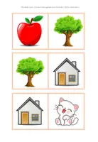 Vorschau - Spiele - Deutsch: Bildkarten - zusammengesetzte Nomen - Wortketten - Deckblatt