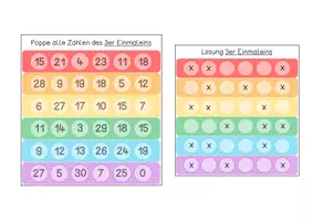 Vorschau - Stationenlernen - Pop it Einmaleins - Seite 3