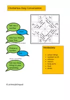 Vorschau - Arbeitsblätter - Chatterbox Easy Conversation / Englisches Redespiel - Seite 1