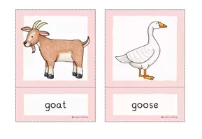 Vorschau - Bildkarten - Bauernhof - Bildkarten Englisch - Seite 3
