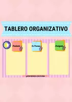 Vista previa - Refuerzo / NEE / Materiales de apoyo - Tablero Organizativo - Portada