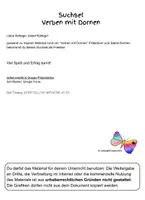 Vorschau - Arbeitsblätter - FREEBIE Suchsel starke Verben Stammformen - Seite 2