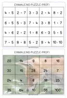 Vorschau - Spiele - Einmaleins-Profi-Puzzle für die 2. und 3.Klasse - Seite 3
