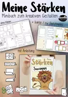 Aperçu - Feuilles d'exercices - Meine Stärken - Paket (Sketchnotes, Gesprächskarten, Spiel & Würfel) - Page 1