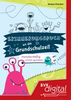 Vorschau - Arbeitsblätter - Erinnerungsbuch an die Grundschulzeit – monstermäßig schnell gestaltet - Deckblatt