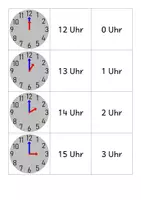 Vorschau - Spiele - Uhr - volle und halbe Stunde, Viertel vor und Viertel nach - Seite 1