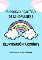 Vista previa - Hojas de trabajo - RESPIRACIÓN ARCOÍRIS (EJERCICIO DE MINDFULNESS) - Portada