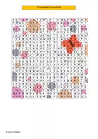 Vorschau - Arbeitsblätter - Word Search/Suchsel Schmetterling Bilingual ODER Deutsch - mehrere Varianten - Seite 3