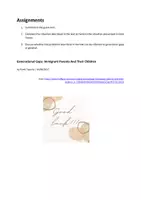 Vorschau - Test - Abitur Englisch, mock exam, mündliche Prüfung, Abitur, Klausuren, generation gaps, immigration - Seite 1