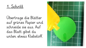 Vorschau - Mal- und Bastelvorlagen - Eine Pflanze aus Papier und Draht gestalten - Seite 2
