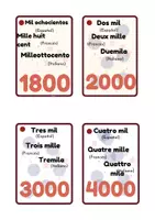Aperçu - Cartes / Images - Cartes avec images en français, espagnol et anglais - Page 1