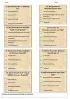 Vorschau - Arbeitsblätter - Multiple-Choice-Quiz - Bismarck + Erster + Zweiter Weltkrieg + Nationalsozialismus + Weimarer Republik - Seite 2