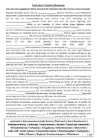 Vorschau - Arbeitsblätter - Lückentext - Napoleon Bonaparte - Seite 1