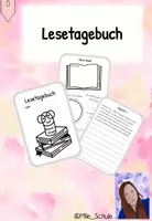 Vorschau - Arbeitsblätter - Lesetagebuch - Deckblatt