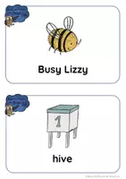 Vorschau - Spiele - Brown Owl and the Bee Hive - FLASHCARDS and WORDCARDS - Seite 1
