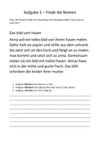Vorschau - Unterrichtsreihen - Stationenarbeit zur Satzgliedbestimmung - Seite 1